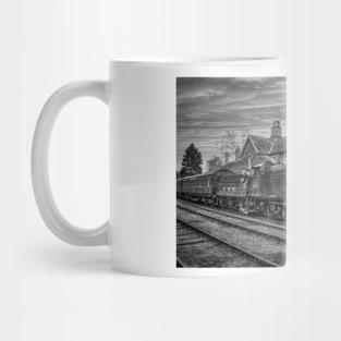 GWR Locomotive 2857 Black and White Mug